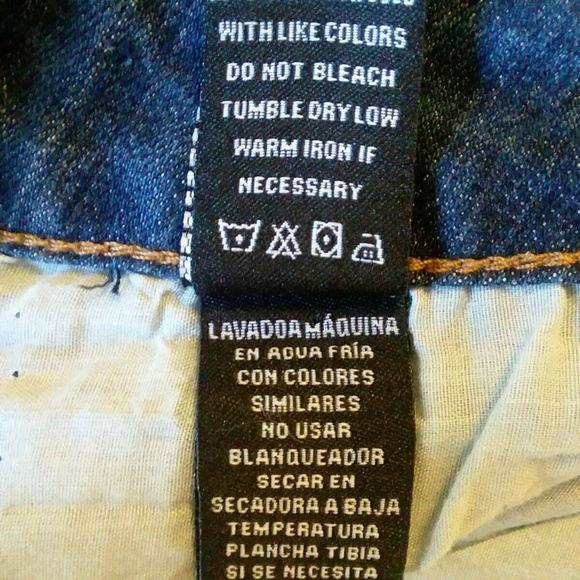 DOLLHOUSE Junior's Skirt Size 5 Blue Jean Denim - Picture 4 of 5